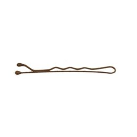 bobby pins double coated matte finishing  (50mm) Dark Brown 