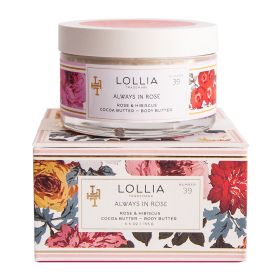 Lollia Always in Rose Whipped Body Butter - Rose & Hibiscus