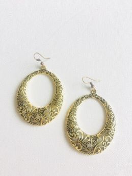 Earing Gold Plated Pattern 